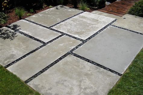 Large concrete pavers landscape modern with paver paver paver | Patio slabs, Concrete paver ...