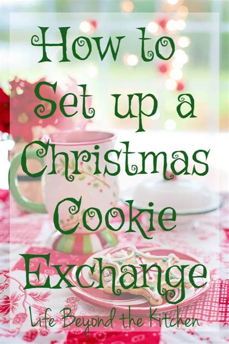 how to set up a christmas cookie exchange