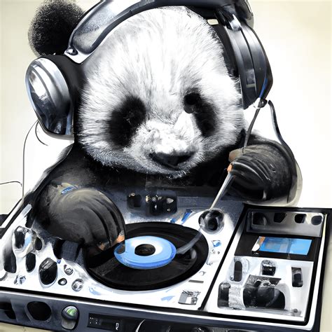 Baby Panda Playing on Console · Creative Fabrica