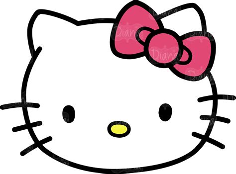 Download Hello Kitty Head Clip Art - Hello Kitty Head Png - Full Size ...