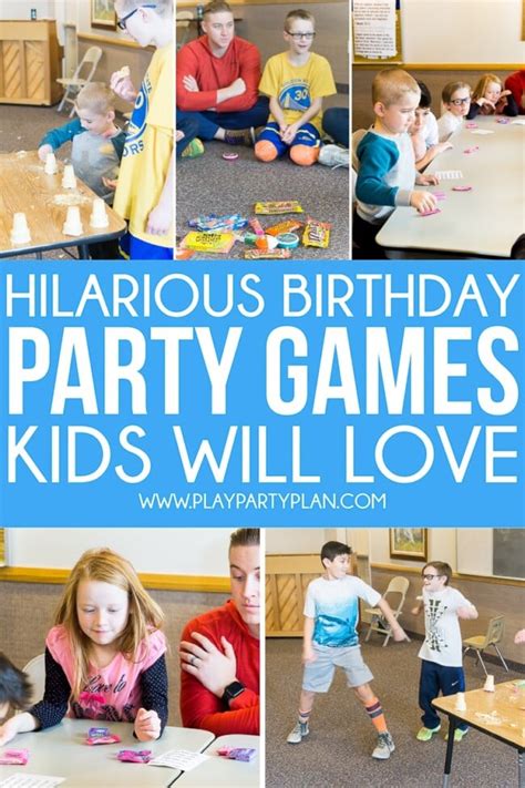 Hilarious Birthday Party Games for Kids & Adults - Play Party Plan