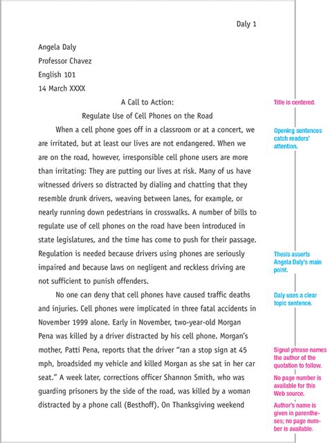 MLA Format Sample Paper | MLAFormat.org