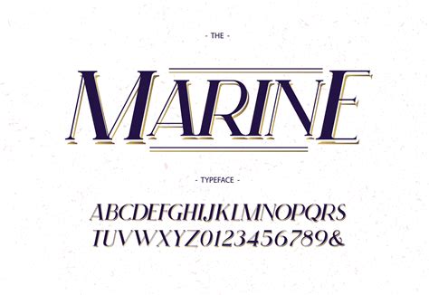 Marine vector font elegant italic style 7654076 Vector Art at Vecteezy