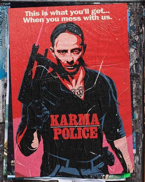 Karma Police - Radiohead #radiohead #karmapolice #thomyorke | Radiohead poster, Radiohead lyrics ...