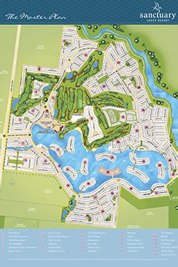 Sanctuary Lakes Resort - Map