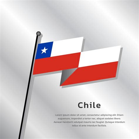 Illustration of Chile flag Template 13369153 Vector Art at Vecteezy