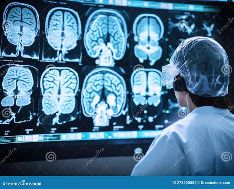 A Special Computer Proam Scanning A Patients Brain Scans With The Help Of AI And Deep Learning ...