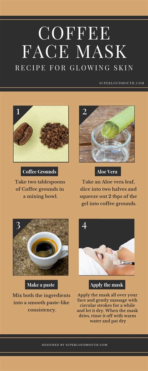 20+ Coffee face mask recipes for Acne, Glowing skin and other skin issues | Coffee face mask ...