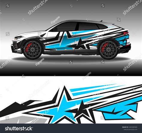 Wrap Car Decal Design Vector Custom Stock Vector (Royalty Free) 1605300589 | Shutterstock