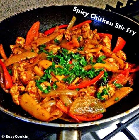 Spicy Chicken Stir Fry - Glutenfree Weeknight Recipe