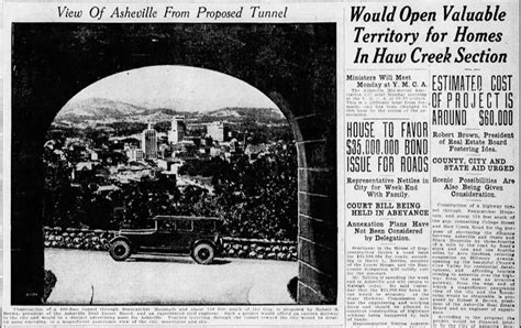 September 1, 1929: Beaucatcher Tunnel Opens - Asheville Museum of History