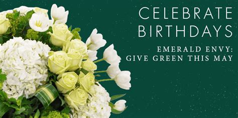 How to Celebrate May Birthdays with Emerald Bouquets