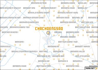 Chachoengsao (Thailand) map - nona.net