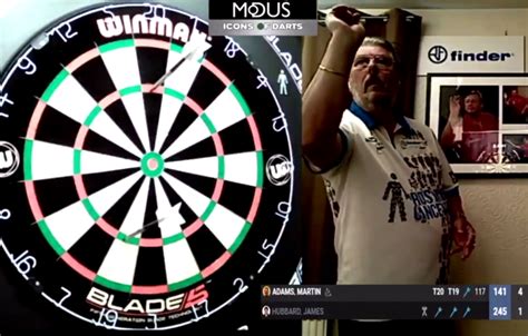 VIDEO: Martin Adams Hits 9-Darter During Icons of Darts 2020 – SportVideos.TV