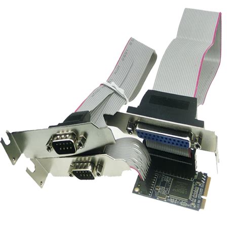 MINI PCI e to RS232 serial parallel port adapter mini pcie to COM port ...