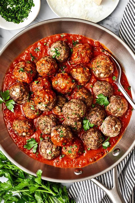 Homemade Meatballs - Downshiftology