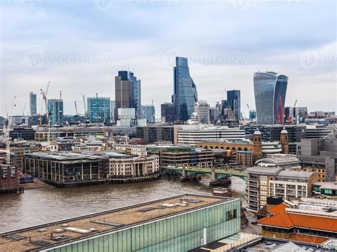 HDR Aerial view of London 7197323 Stock Photo at Vecteezy