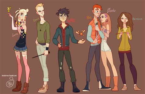 Harry Potter characters by Jessica Madorran : r/alternativeart