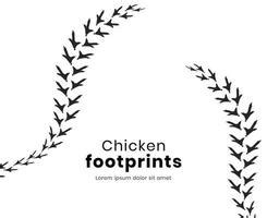 Chicken Footprint Vector Art, Icons, and Graphics for Free Download