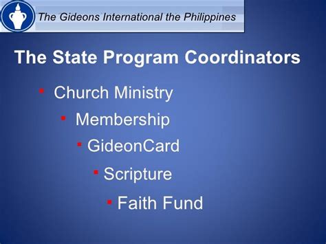 Gideons Training