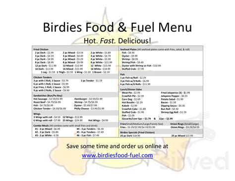 Birdie's Food and Fuel menu in Luling, Louisiana, USA