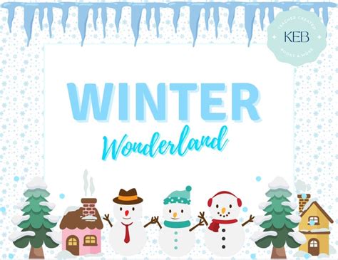 Winter Wonderland Bulletin Board Kit - Etsy