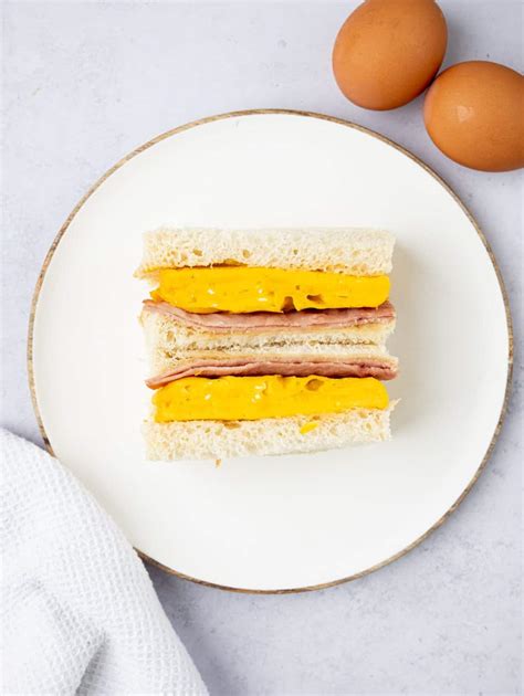 Easy 10-minute Hong Kong Ham Egg Sandwich - Christie at Home