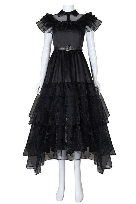 Wednesday Addams Rave’N Dance Dress Costume for Kids and Adults – NalaGila