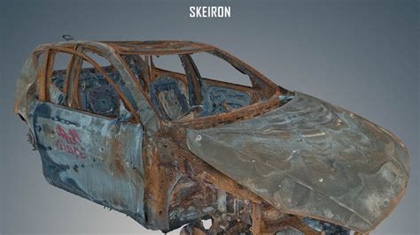 Сivilian car burned down - Buy Royalty Free 3D model by SKEIRON ...