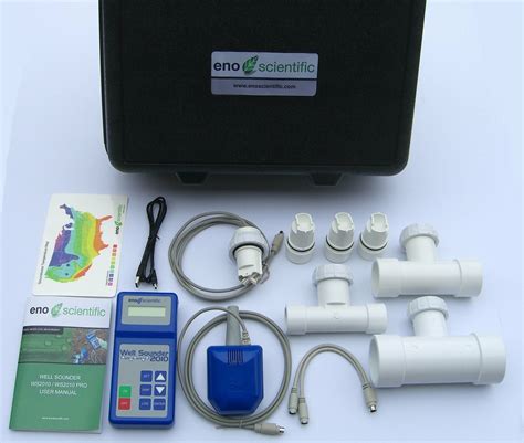 Well Sounder 2010 PRO with Flow Meter Kit (Portable Sonic Water Level ...