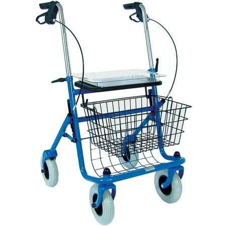 DMI Walkers for Seniors with Padded Seat, Removable Basket and Storage ...