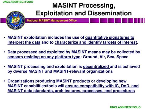 PPT - National MASINT Management Office (NMMO) MASINT/Common Sensor COI PowerPoint Presentation ...