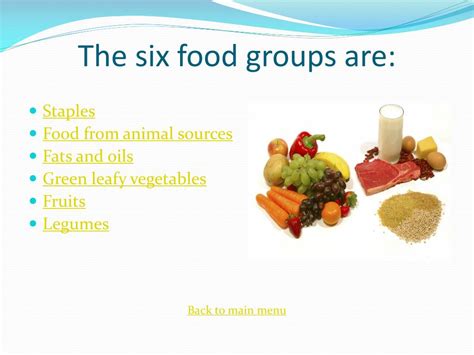 Caribbean Food Groups Pyramid