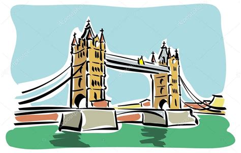 London, Tower bridge — Stock Vector © rob3000 #59877825