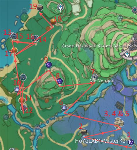 [Version 2.0] [Walkthrough & Guide] INAZUMA Chest Location | Narukami Island | Part IV Genshin ...