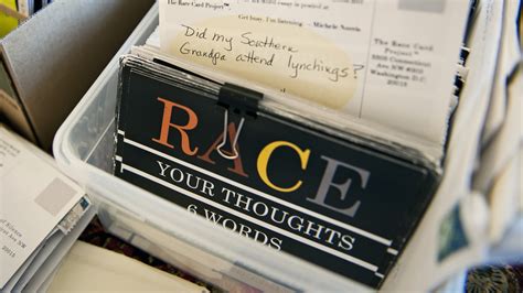 The Race Card Project: Six-Word Essays : NPR