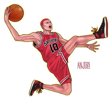 Slam Dunk Hanamichi Sakuragi Vector | ubicaciondepersonas.cdmx.gob.mx