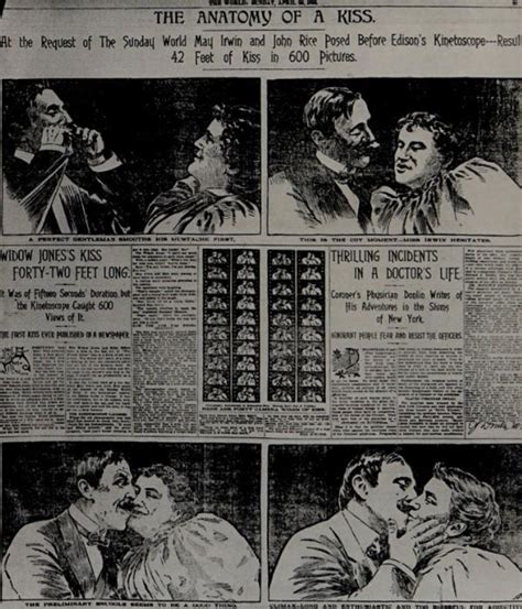 The Kiss (1896) A Silent Film Review – Movies Silently