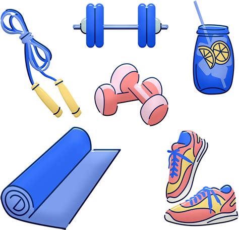 Workout Equipment Cartoon Clipart - Full Size Clipart (#5613757) - PinClipart