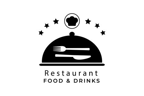 Black and White Logo - Food #77 Graphic by studioarahangin · Creative ...