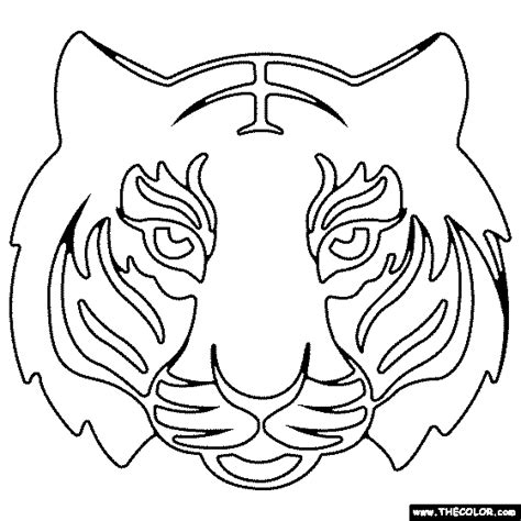 Coloring Pages Of Tigers