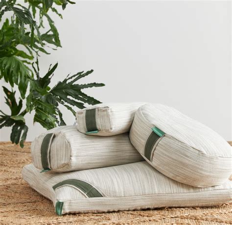 Organic Meditation Yoga Bolster | Avocado Green Mattress