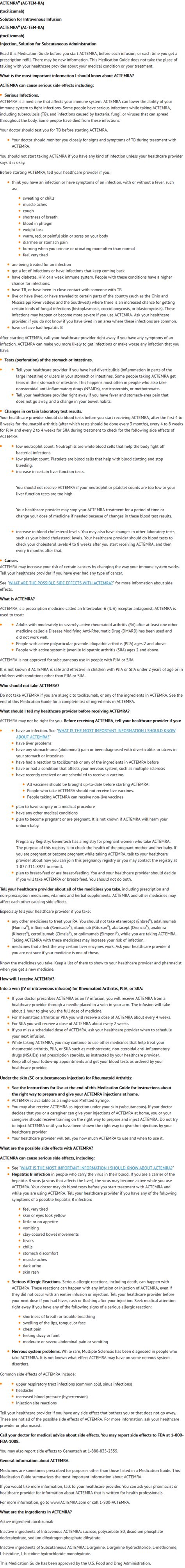 Tocilizumab - wikidoc