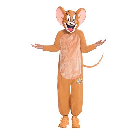 Unisex Costumes Mask Book Day Unisex Childs Tom & JERRY Mouse Fancy Dress Warner Bros Costume ...