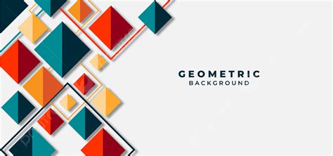 Colorful Geometric Shapes Business Background, Business, Creative, Line ...