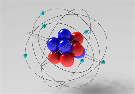 Carbon Atom 3d Model