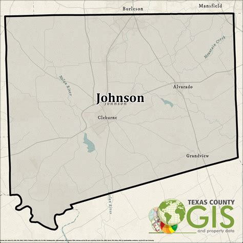 Johnson County GIS Shapefile and Property Data - Texas County GIS Data