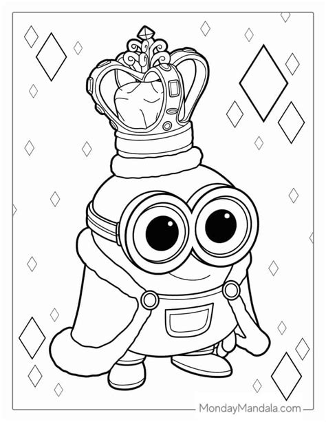 Coloring Pages Minions Bob