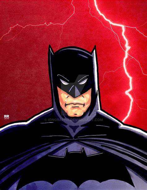 BATMAN Red by IONGRAPHX on DeviantArt