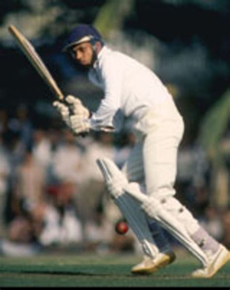 Mohinder Amarnath batting during the 1984 Delhi Test against England ...